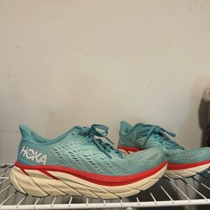 Hoka Aqua and Coral Running Shoes